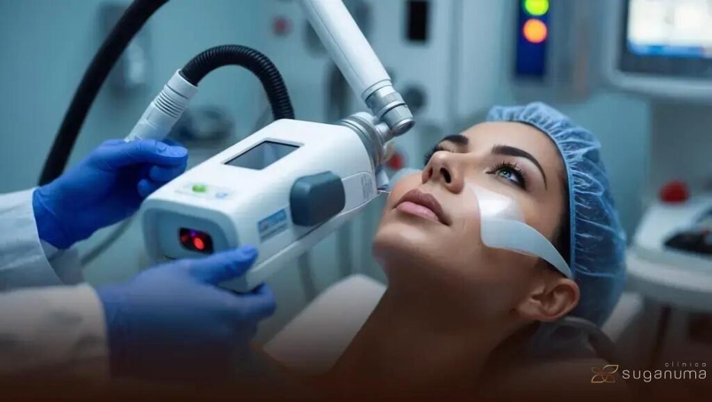 Laser Fotona 4D para rugas periorbitais: alisamento delicado sem downtime extenso