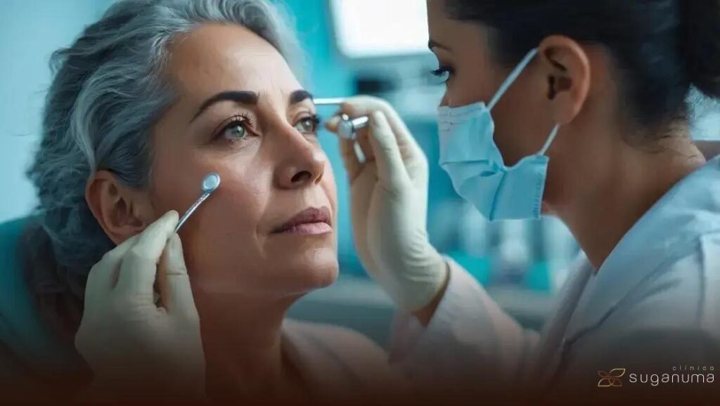 Flacidez palpebral leve a moderada: solução Plasmage de jato de plasma