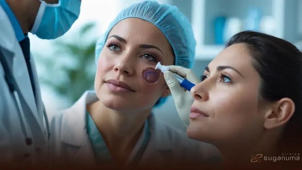 Sessão lunch time: Plasmage remove xantelasma e permite retorno rápido à rotina