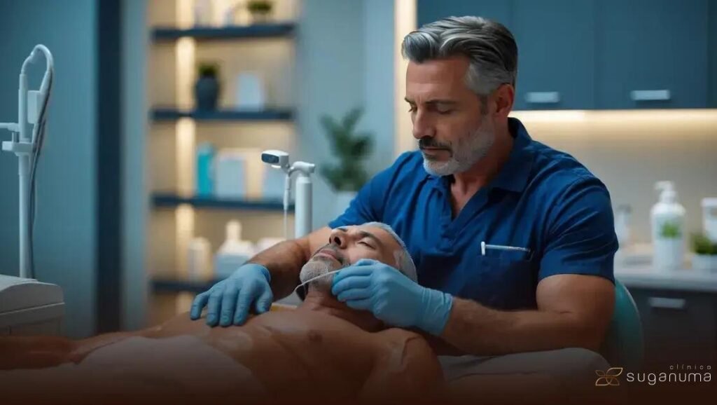 Bioestimuladores de colágeno para homens: firmeza discreta e natural