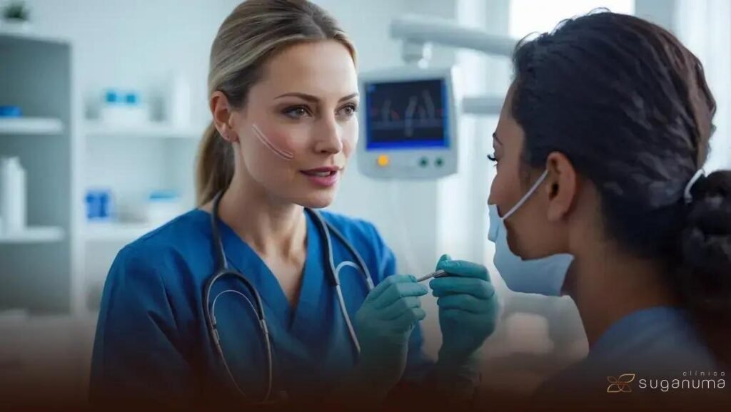 Lifting da columela: projeção da ponta nasal com ácido hialurônico