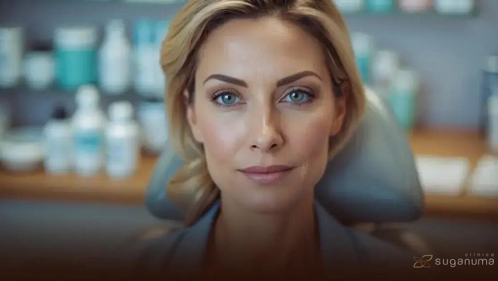 Pálpebras superiores e inferiores: plano 360° de Plasmage para o olhar