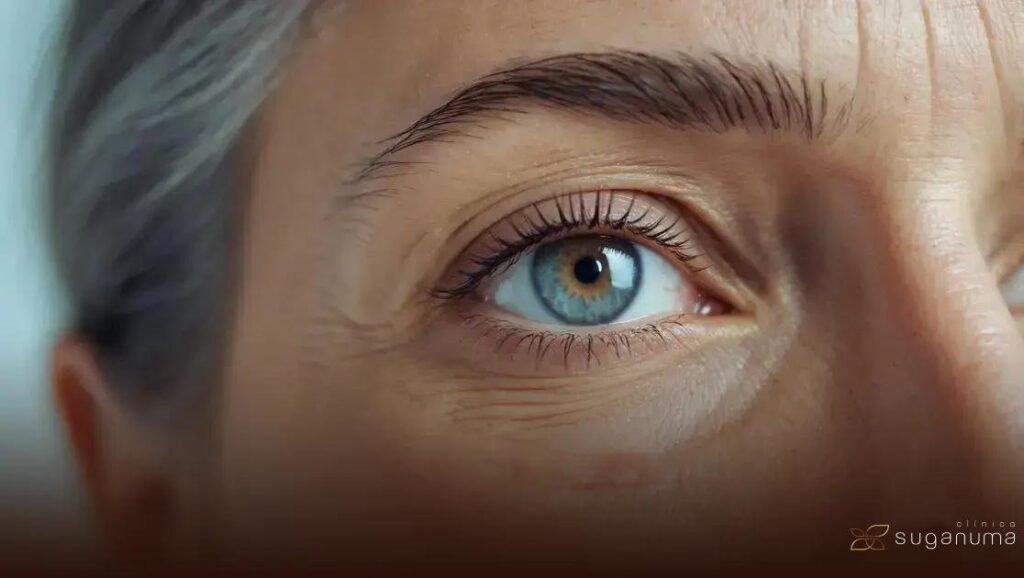 Pálpebras superiores pesadas? Plasmage devolve firmeza sem cortes