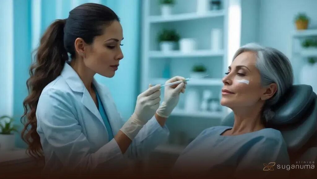Linha da sobrancelha assimétrica? Correção com pontos estratégicos de Botox