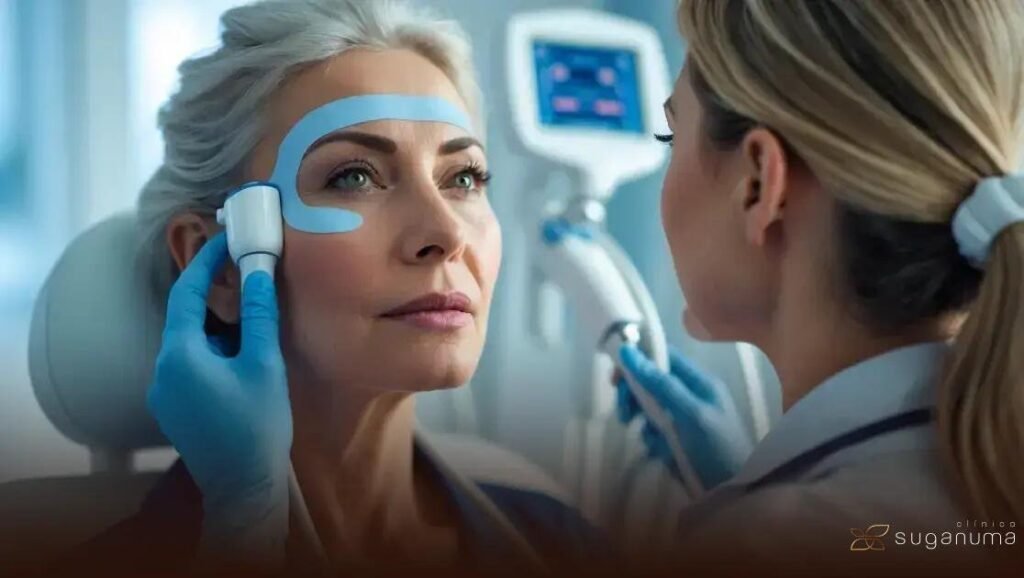 Lifting ocular suave: tecnologia Plasmage que revitaliza o olhar