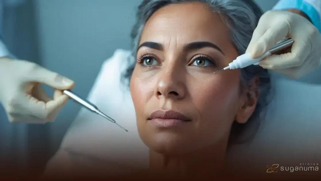 Olhar jovem sem bisturi: resultados do Plasmage em flacidez palpebral leve